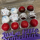 Cake Pop Bites- 4th of July