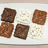 Chocolate Covered Graham Crackers - Milk, Dark, or White Chocolate
