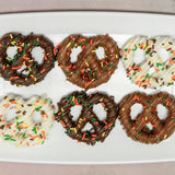 Chocolate Covered Pretzel Twists / Rods - Milk, Dark, or White Chocolate