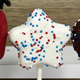 4th of July Cake Pop-STAR