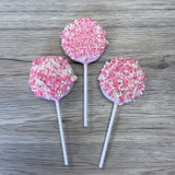 Strawberry Short Cake Cake Pop